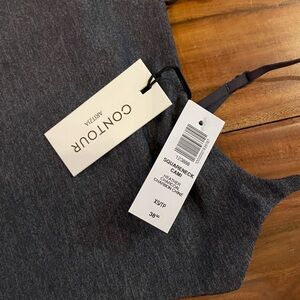 NEW ARITZIA CONTOUR SQUARENECK CAMI TANK XS GRAY